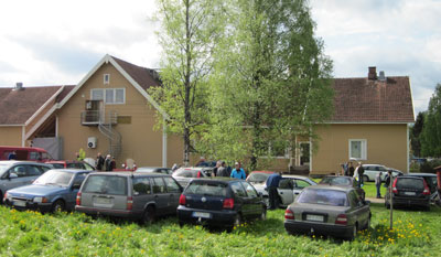 Petäjäveden radio- ja puhelinmuseo rompepäivänä keväällä 2011
